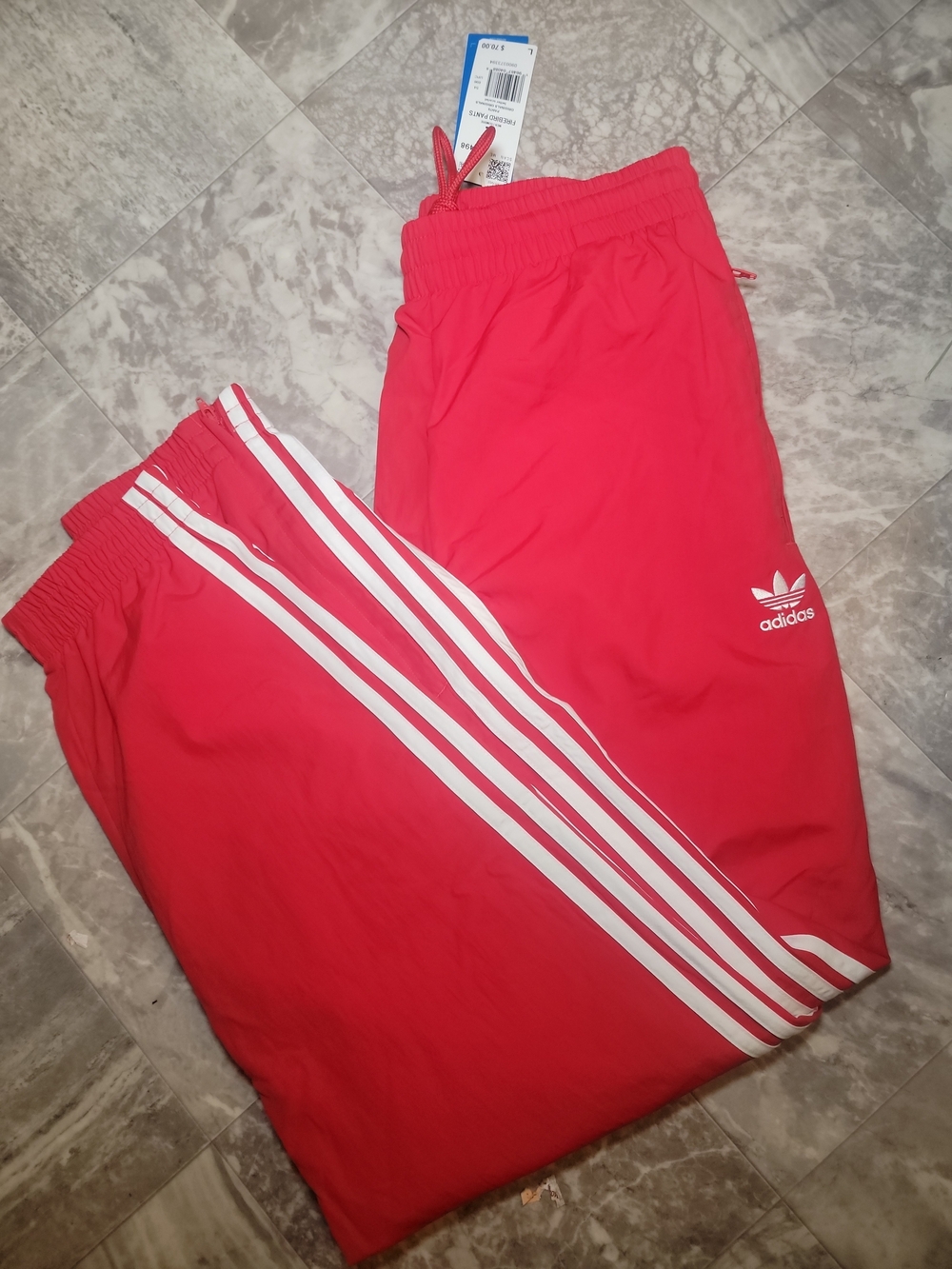 adidas Originals Adicolor Woven Firebird Track Pants Red IT2498 Men's Large